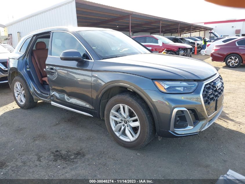 2022 Audi Q5 Premium 45 Tfsi S Line VIN: WA1GAAFY4N2100901 Lot: 38048274