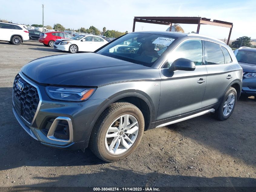 2022 Audi Q5 Premium 45 Tfsi S Line VIN: WA1GAAFY4N2100901 Lot: 38048274