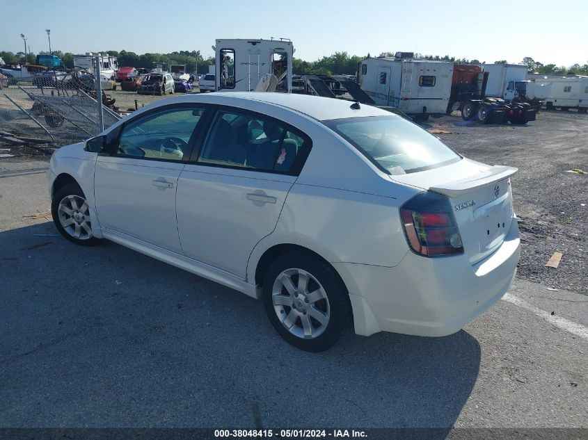 2011 Nissan Sentra 2.0Sr VIN: 3N1AB6AP9BL603082 Lot: 38048415