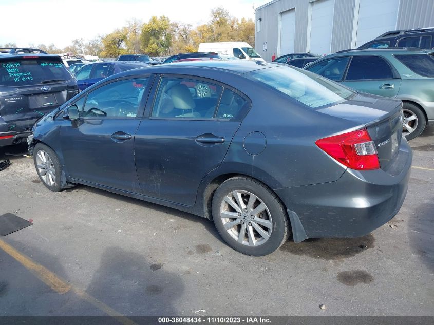 2012 Honda Civic Sdn Ex VIN: 19XFB2F83CE046463 Lot: 38048434