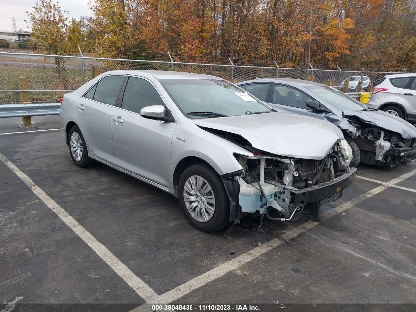 2012 Toyota Camry Hybrid Xle/Le VIN: 4T1BD1FK2CU028967 Lot: 38048438