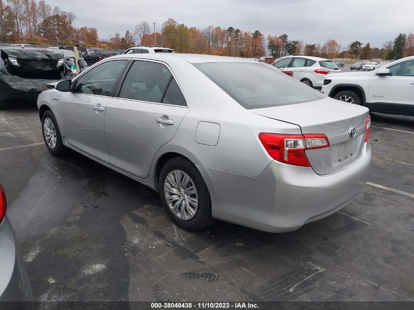 2012 Toyota Camry Hybrid Xle/Le VIN: 4T1BD1FK2CU028967 Lot: 38048438