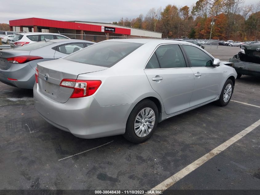 2012 Toyota Camry Hybrid Xle/Le VIN: 4T1BD1FK2CU028967 Lot: 38048438