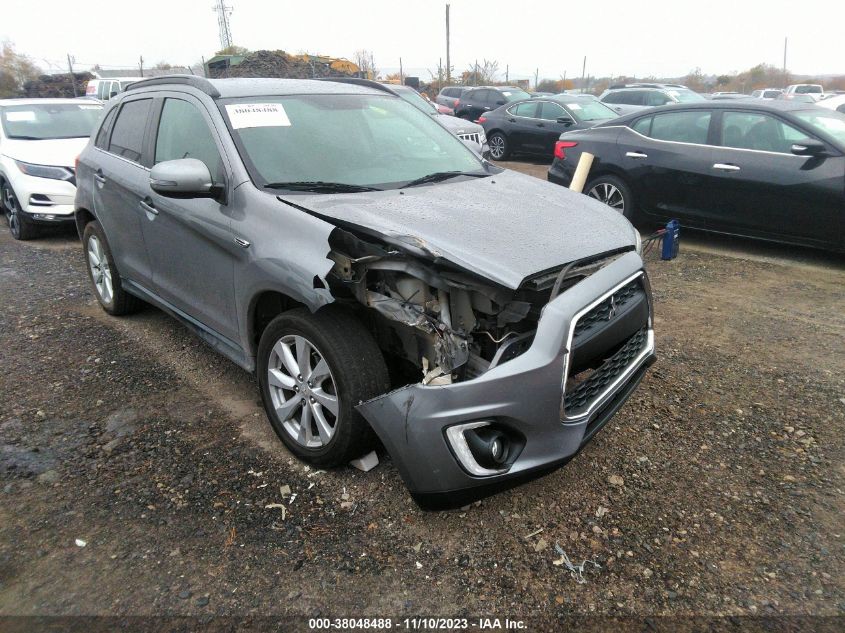 2015 Mitsubishi Outlander Sport Gt VIN: 4A4AR4AWXFE040319 Lot: 38048488