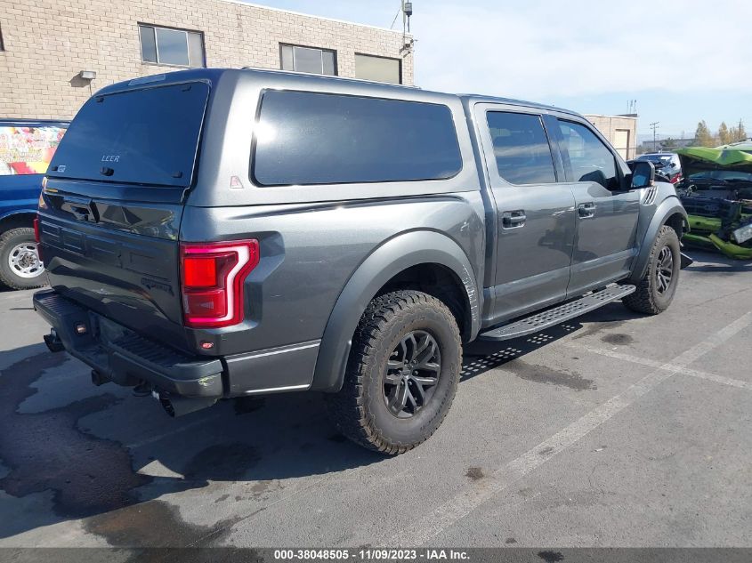 2018 Ford F-150 Raptor VIN: 1FTFW1RG7JFB07852 Lot: 38048505