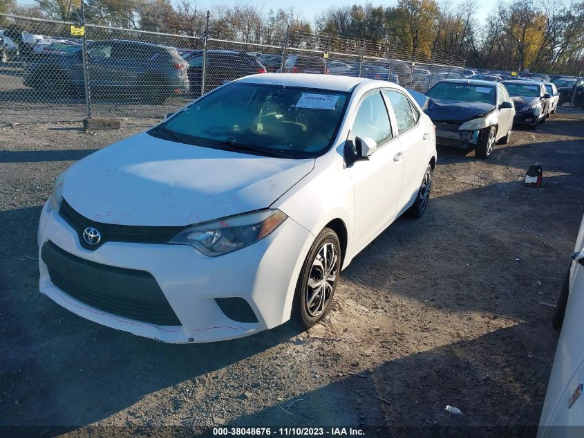 2014 Toyota Corolla Le VIN: 5YFBURHE4EP052830 Lot: 38048676