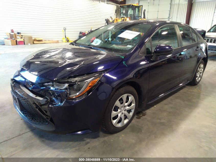 2021 Toyota Corolla Le VIN: 5YFEPMAE8MP264551 Lot: 38048889