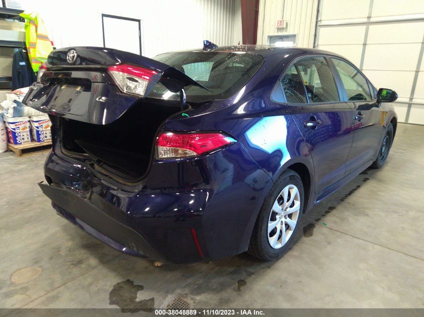 2021 Toyota Corolla Le VIN: 5YFEPMAE8MP264551 Lot: 38048889