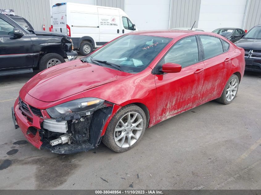 2013 Dodge Dart Sxt/Rallye VIN: 1C3CDFBA0DD299129 Lot: 40313420