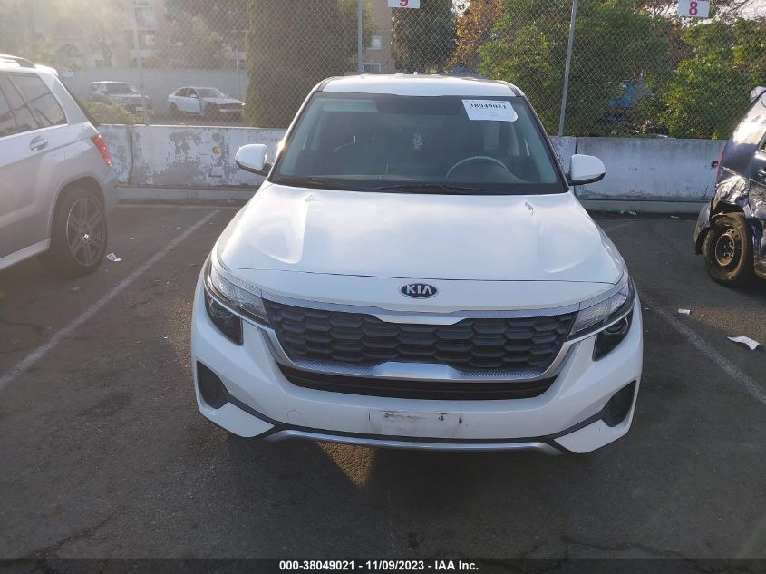 2021 Kia Seltos Lx VIN: KNDEPCAA9M7078610 Lot: 38049021