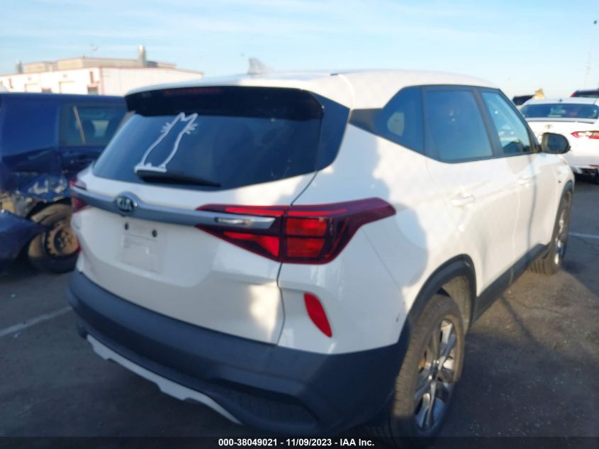 2021 Kia Seltos Lx VIN: KNDEPCAA9M7078610 Lot: 38049021