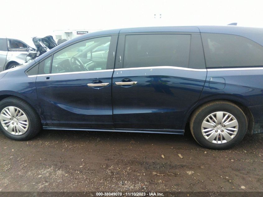 2022 Honda Odyssey Touring VIN: 5FNRL6H89NB037780 Lot: 38049070