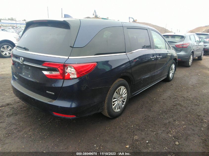 2022 Honda Odyssey Touring VIN: 5FNRL6H89NB037780 Lot: 38049070