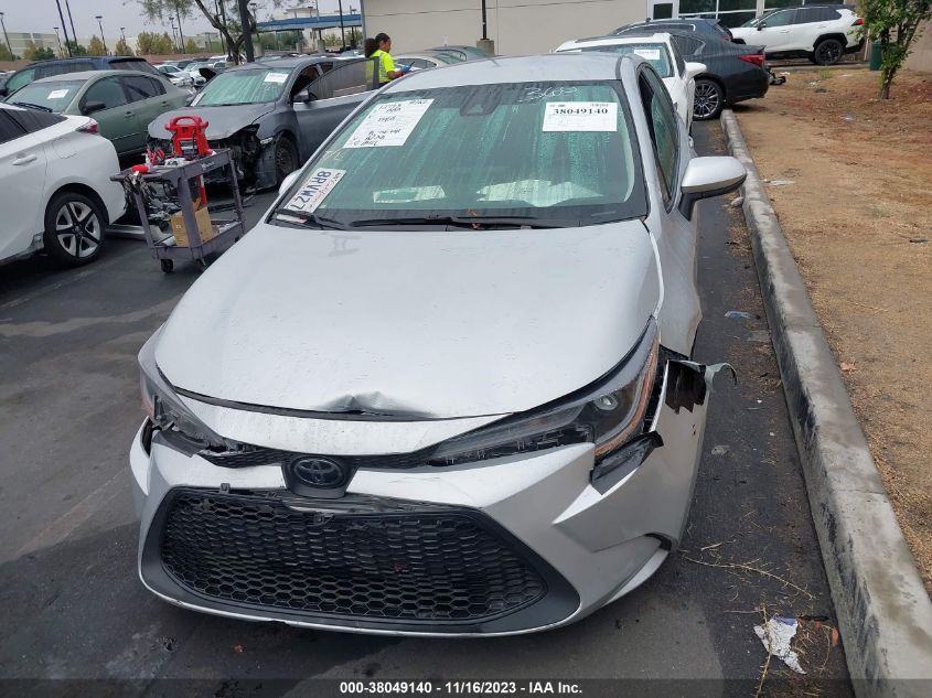 2020 Toyota Corolla Le VIN: 5YFEPRAE1LP139094 Lot: 38049140