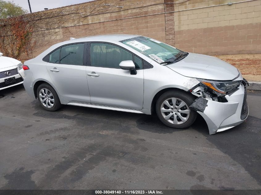 2020 Toyota Corolla Le VIN: 5YFEPRAE1LP139094 Lot: 38049140