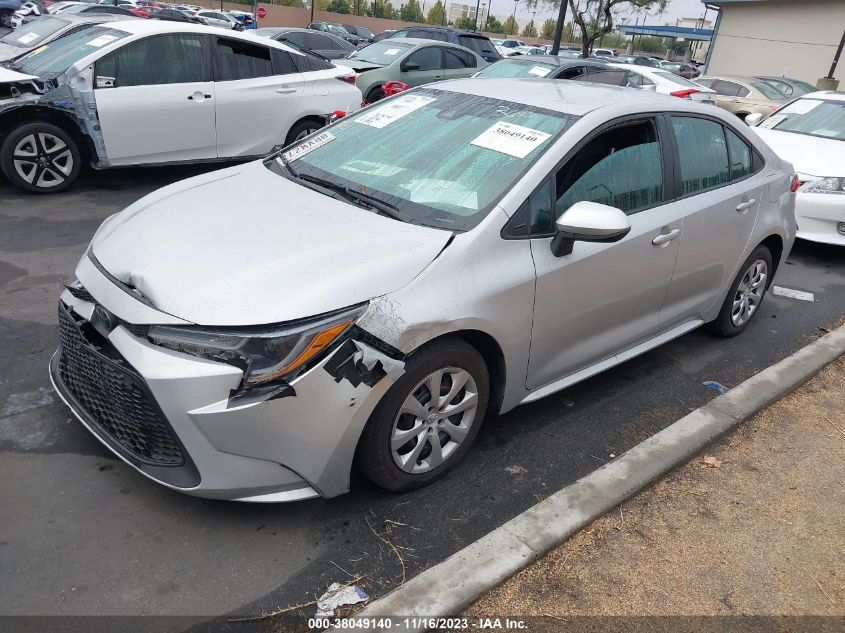 2020 Toyota Corolla Le VIN: 5YFEPRAE1LP139094 Lot: 38049140