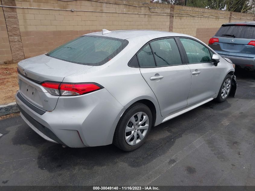 2020 Toyota Corolla Le VIN: 5YFEPRAE1LP139094 Lot: 38049140