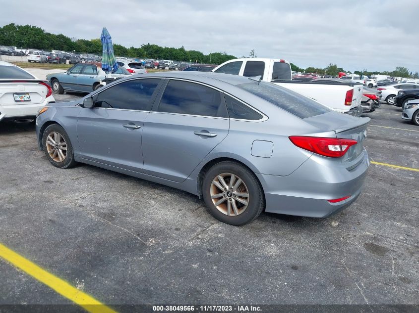 2016 Hyundai Sonata Se VIN: 5NPE24AF0GH314433 Lot: 38049566