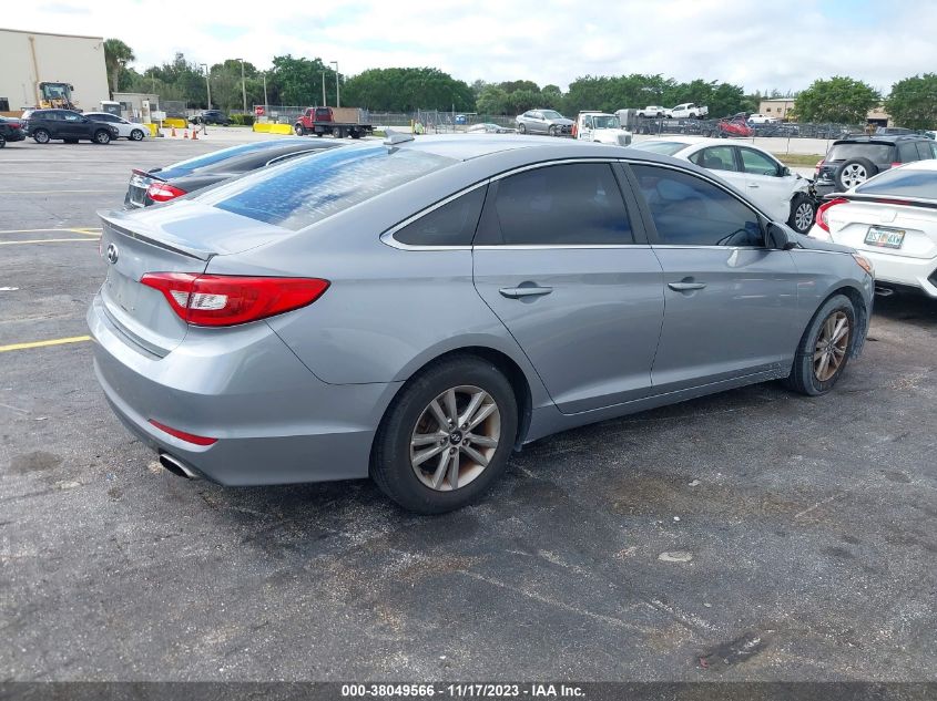 2016 Hyundai Sonata Se VIN: 5NPE24AF0GH314433 Lot: 38049566