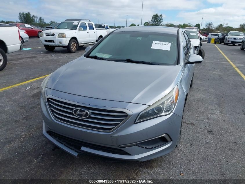 2016 Hyundai Sonata Se VIN: 5NPE24AF0GH314433 Lot: 38049566