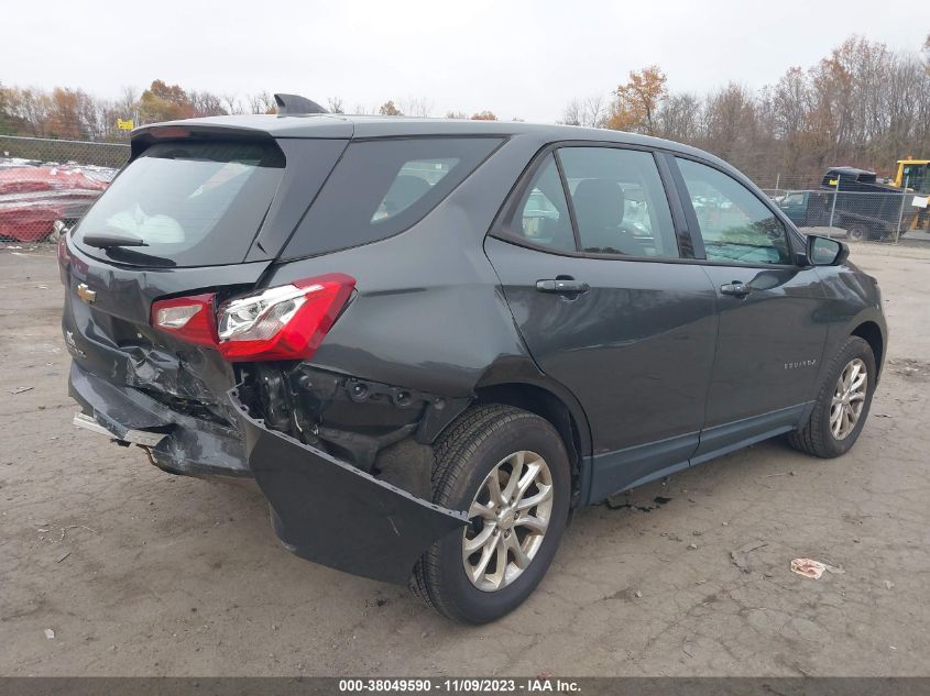 2018 Chevrolet Equinox Ls VIN: 2GNAXREVXJ6303697 Lot: 38049590