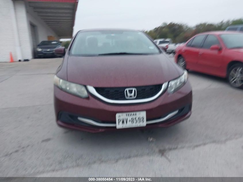 2014 Honda Civic Sedan Lx VIN: 19XFB2F50EE215752 Lot: 38050454