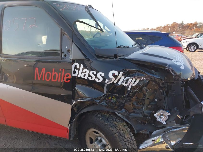 2017 Chevrolet Express 2500 Work Van VIN: 1GCWGAFF5H1143278 Lot: 38050572