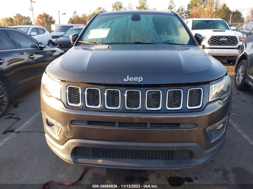 2018 Jeep Compass Latitude Fwd VIN: 3C4NJCBB7JT186790 Lot: 38050826