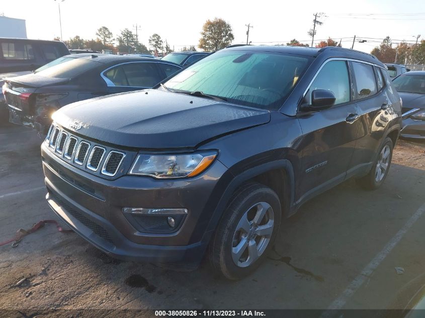 2018 Jeep Compass Latitude Fwd VIN: 3C4NJCBB7JT186790 Lot: 38050826