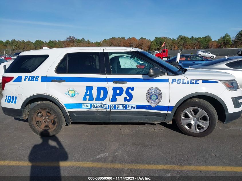 2017 Ford Utility Police VIN: 1FM5K8AR0HGD93346 Lot: 38050900