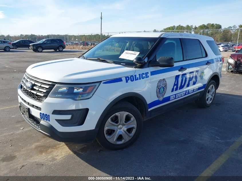 2017 Ford Utility Police VIN: 1FM5K8AR0HGD93346 Lot: 38050900