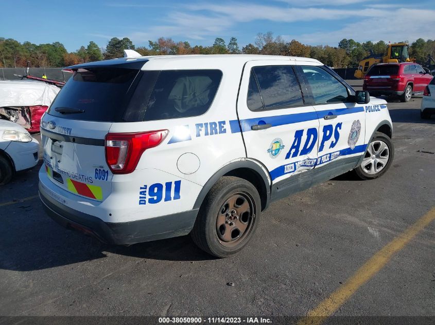 2017 Ford Utility Police VIN: 1FM5K8AR0HGD93346 Lot: 38050900