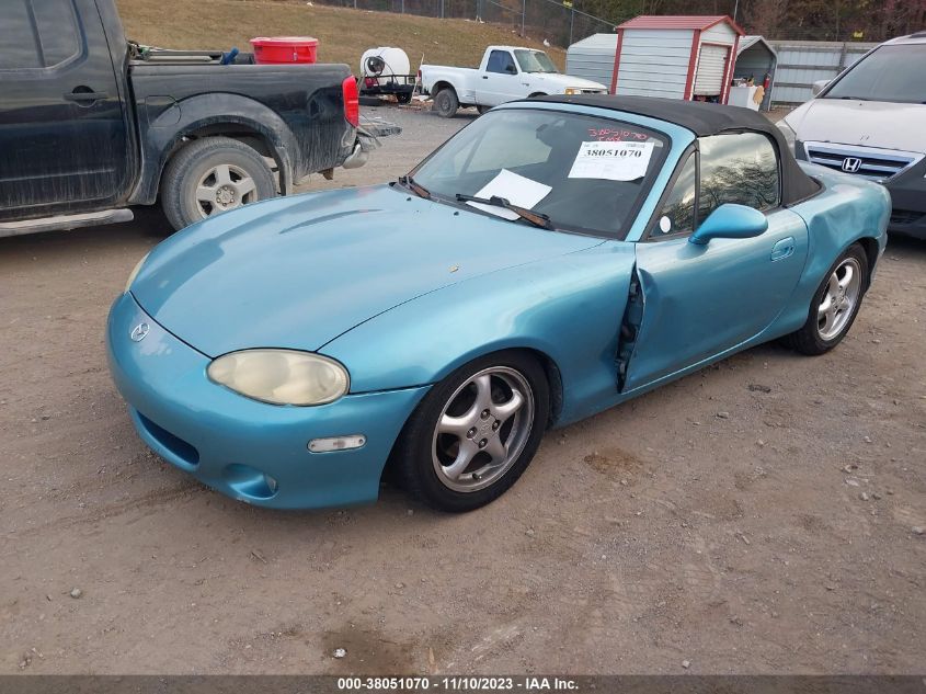 2002 Mazda Mx-5 Miata Cloth/Ls/Se VIN: JM1NB353820233633 Lot: 38051070