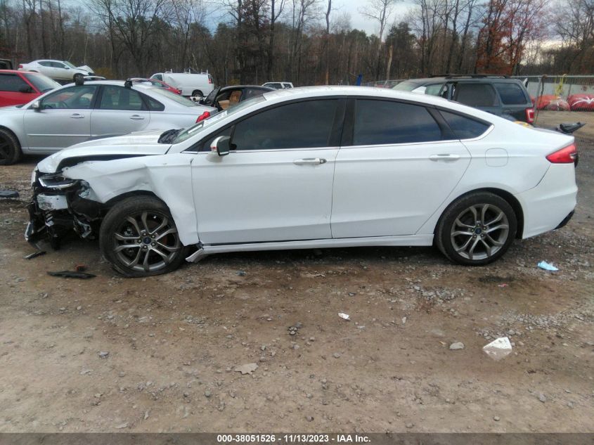 2020 Ford Fusion Sel VIN: 3FA6P0CD2LR117187 Lot: 38051526