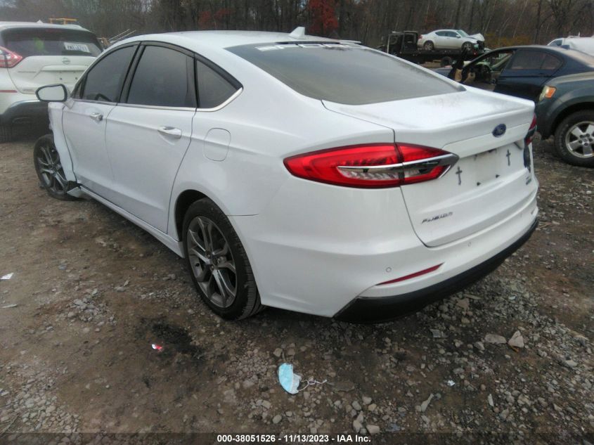 2020 Ford Fusion Sel VIN: 3FA6P0CD2LR117187 Lot: 38051526