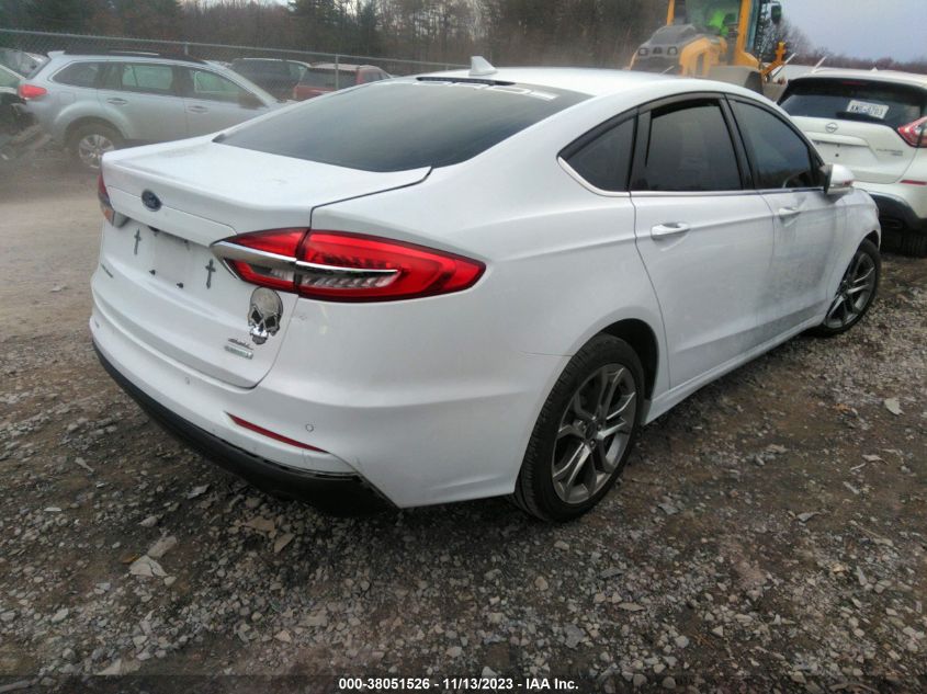 2020 Ford Fusion Sel VIN: 3FA6P0CD2LR117187 Lot: 38051526