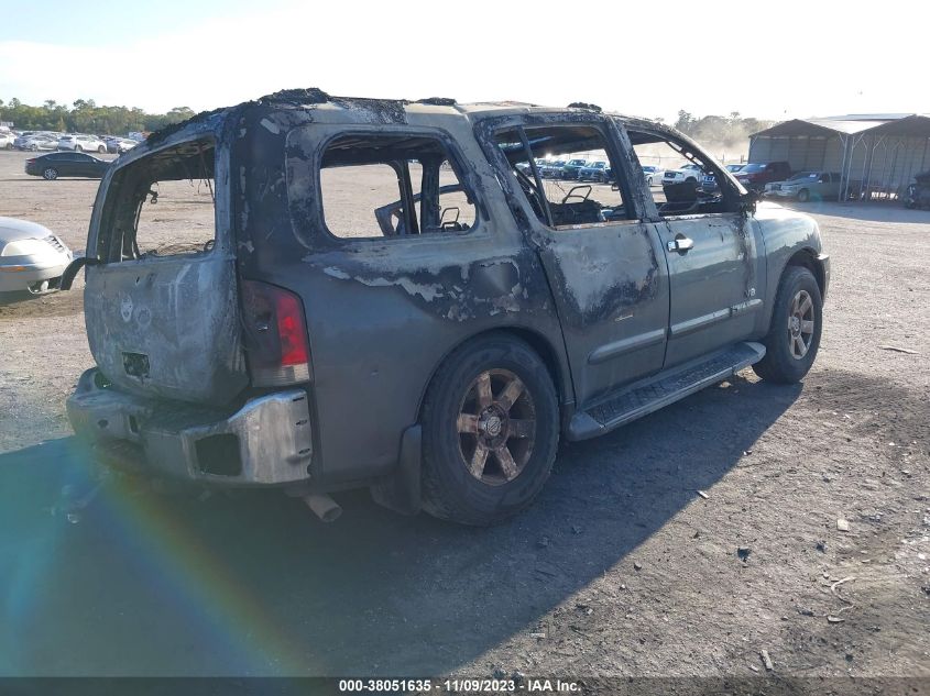 2007 Nissan Armada Le VIN: 5N1BA08A47N714080 Lot: 38051635