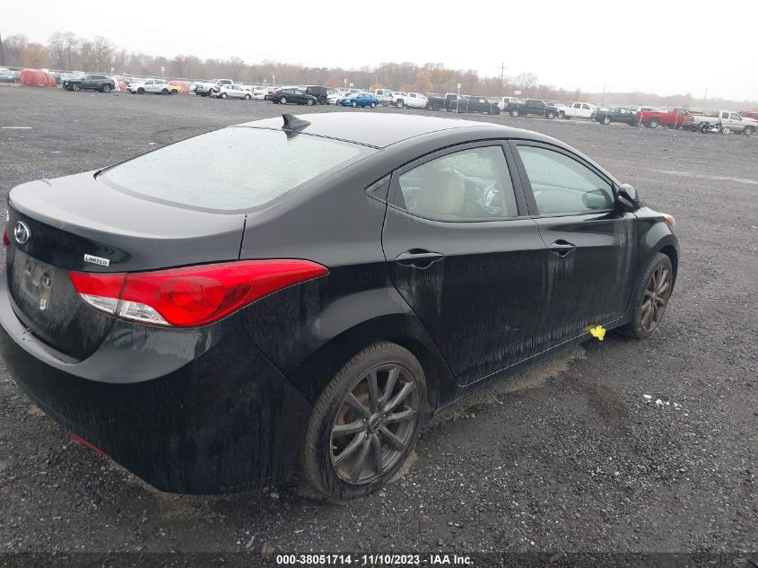 2012 Hyundai Elantra Limited (Ulsan Plant) VIN: KMHDH4AE6CU227259 Lot: 38051714