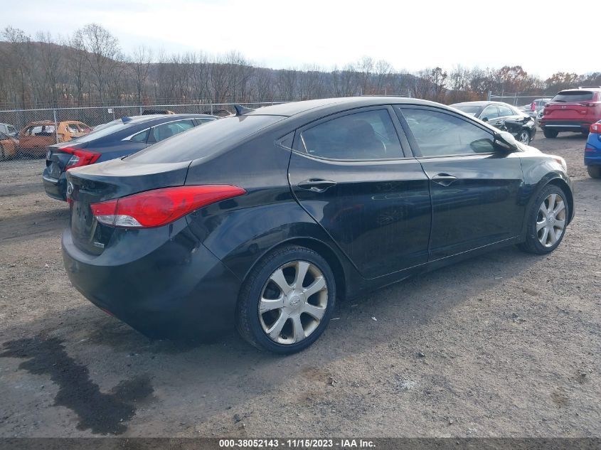 2013 Hyundai Elantra Limited VIN: 5NPDH4AE9DH205496 Lot: 38052143