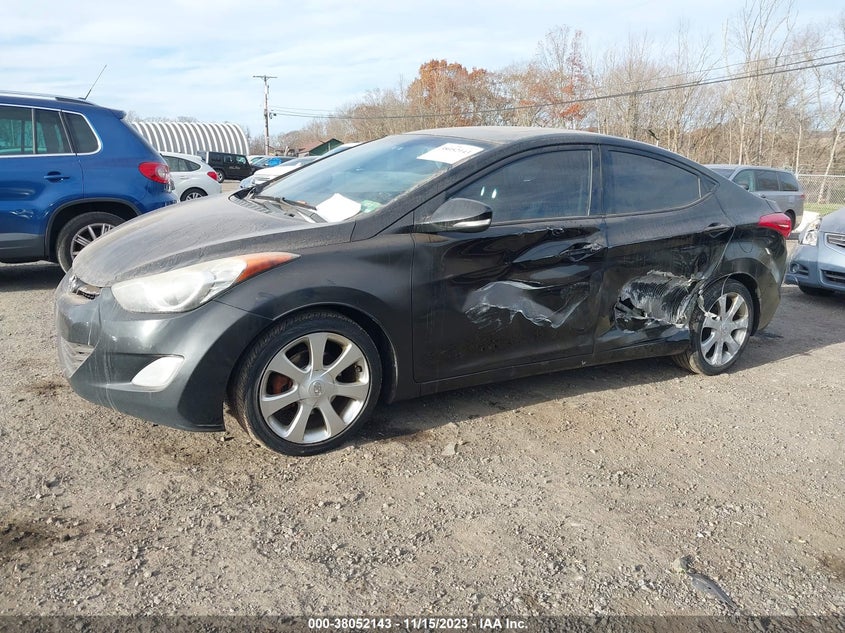 2013 Hyundai Elantra Limited VIN: 5NPDH4AE9DH205496 Lot: 38052143