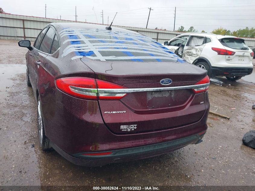 2017 Ford Fusion Se VIN: 3FA6P0H71HR208493 Lot: 38052624