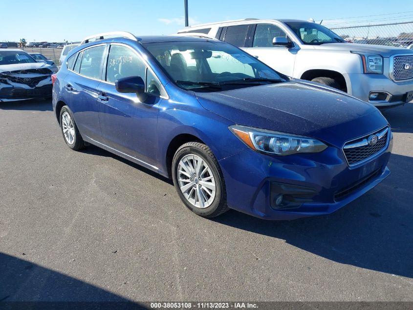 2017 Subaru Impreza 2.0I Premium VIN: 4S3GTAD64H3751395 Lot: 38053108