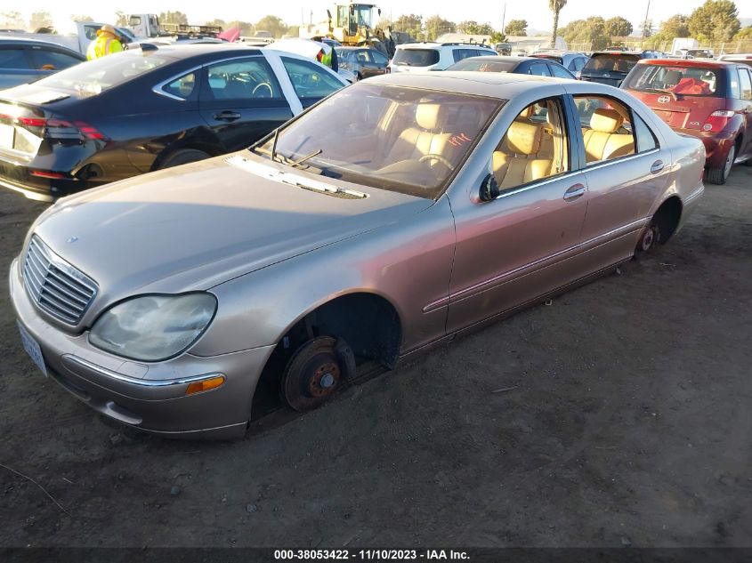 2001 Mercedes-Benz S-Class Base (A5) VIN: WDBNG70J91A144885 Lot: 38053422