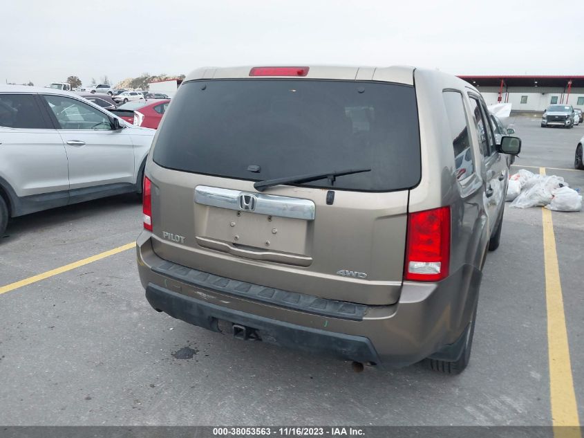 2010 Honda Pilot Lx VIN: 5FNYF4H20AB010528 Lot: 38053563