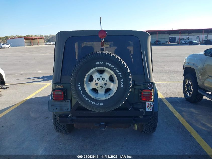 2003 Jeep Wrangler Sahara VIN: 1J4FA59S33P341178 Lot: 38053944