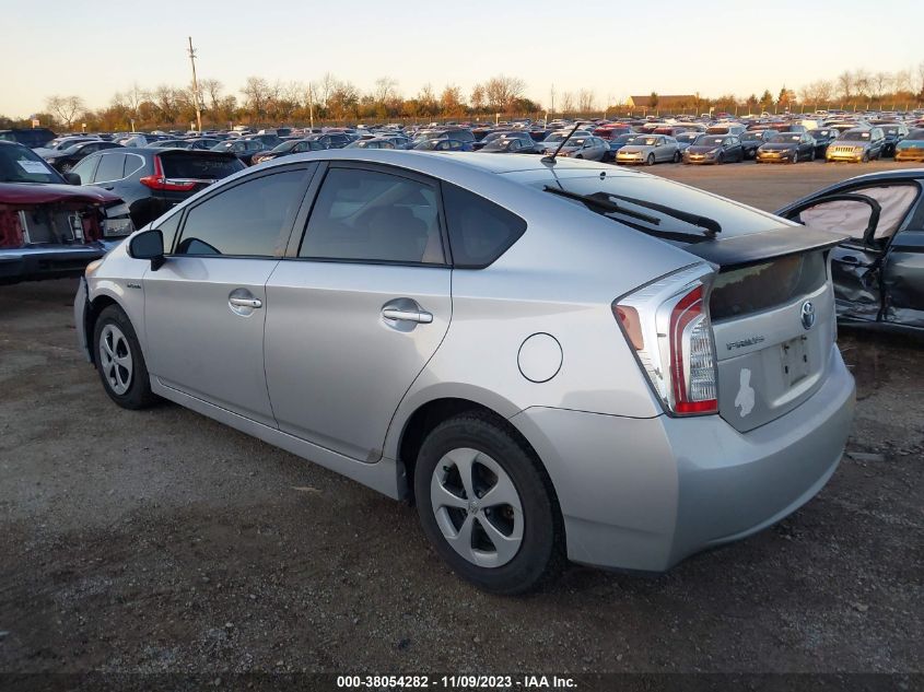 2013 Toyota Prius VIN: JTDKN3DU3D0356151 Lot: 38054282