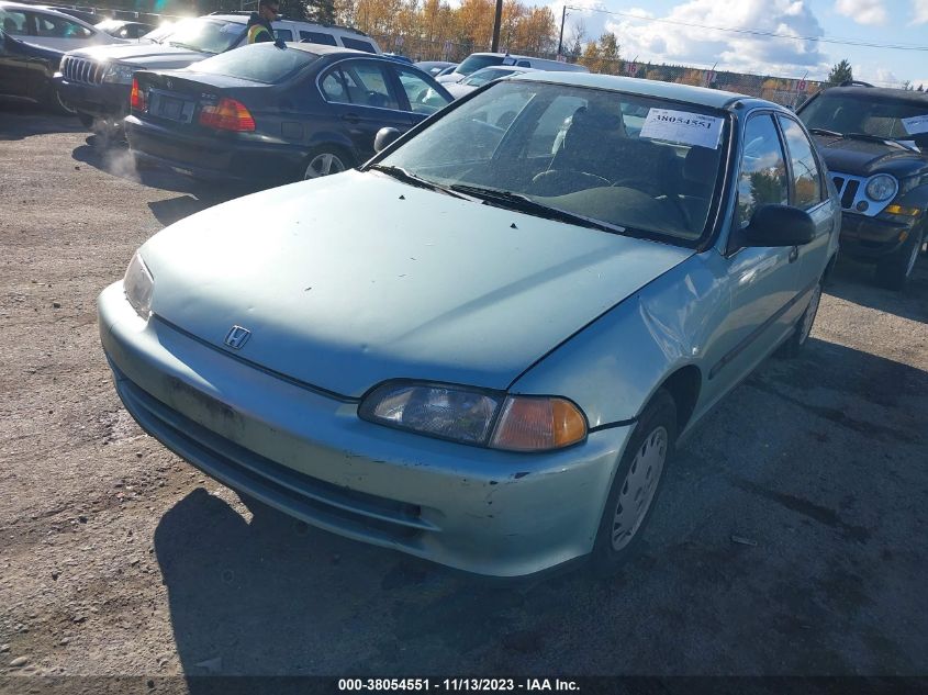 1992 Honda Civic Lx VIN: 1HGEG8659NL060708 Lot: 38054551