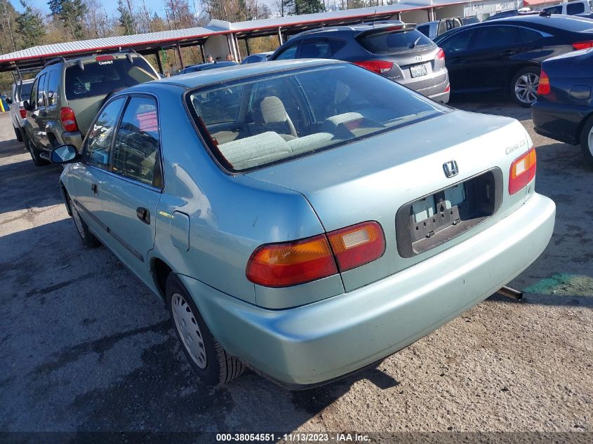 1992 Honda Civic Lx VIN: 1HGEG8659NL060708 Lot: 38054551