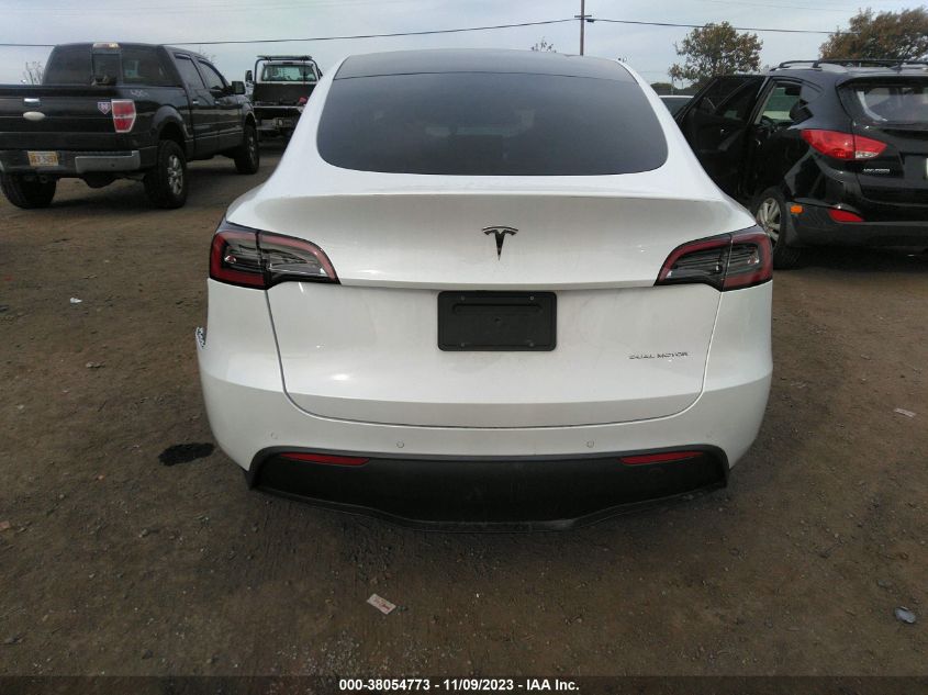 2021 Tesla Model Y Long Range VIN: 5YJYGDEE2MF216336 Lot: 38054773