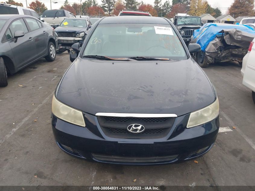 2006 Hyundai Sonata Lx V6/Gls V6 VIN: 5NPEU46F66H141955 Lot: 38054831